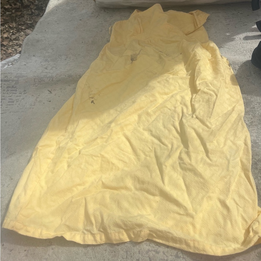 Volcom One Shoulder Yellow Dress